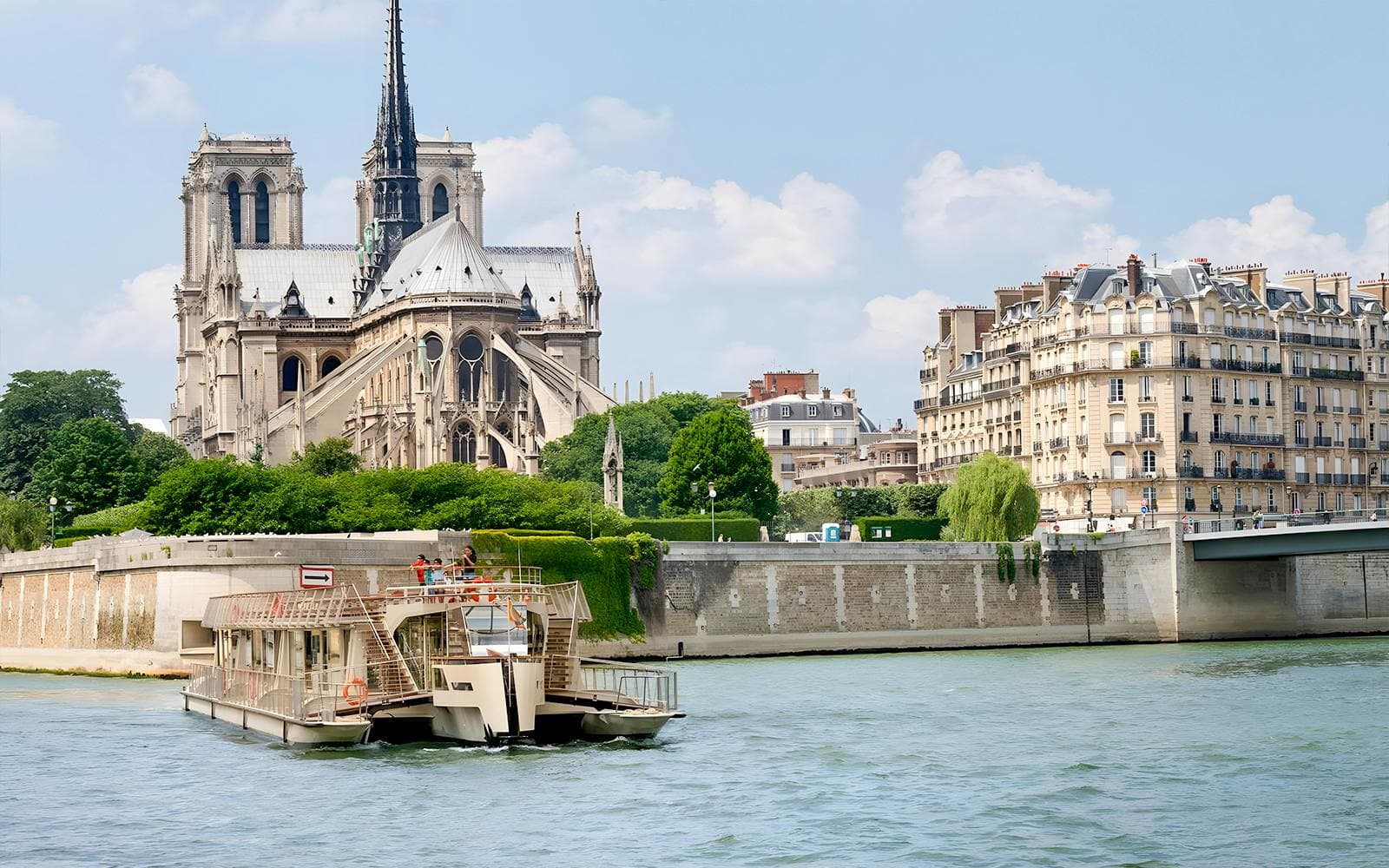 Seine 1 uur sightseeing cruise vanaf de Eiffeltoren