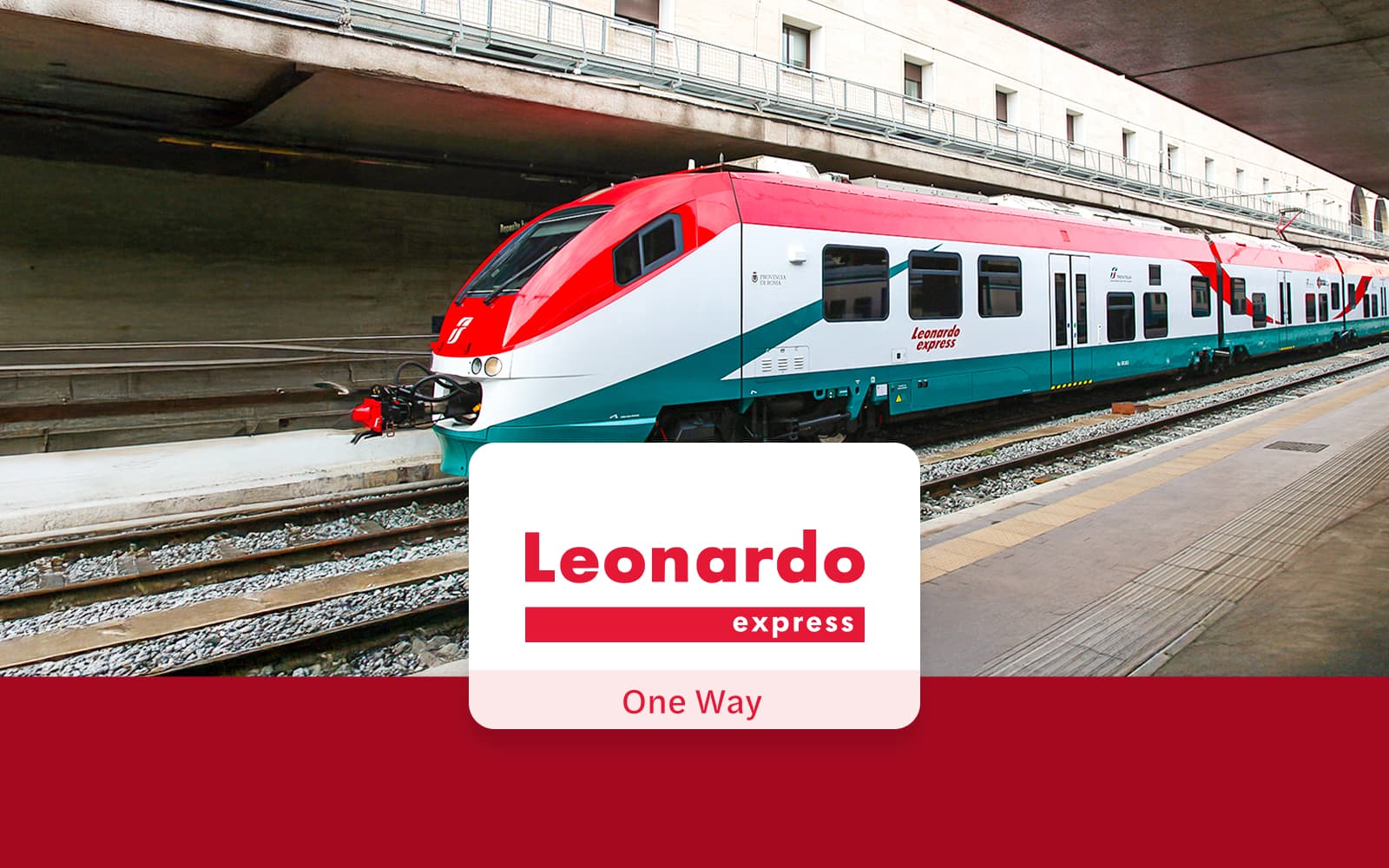 Leonardo Express: enkele reis tussen de luchthaven Fiumicino en het station Rome Termini